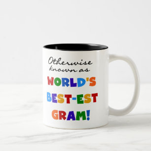 Tasse 2 Couleurs Autrement connu en tant que cadeaux de gramme du