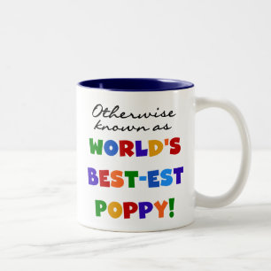 Tasse 2 Couleurs Autrement T-shirts et cadeaux connus du pavot