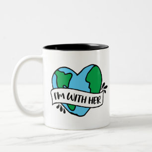 Tasse 2 Couleurs Avec Son Icône Écoamicale Happy Earth Clipart Ecof