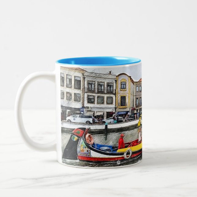 Tasse 2 Couleurs Aveiro - Le vrai Portugal (Gauche)