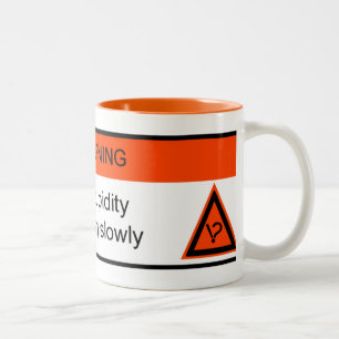 Tasse 2 Couleurs AVERTISSEMENT : allergique à la stupidité