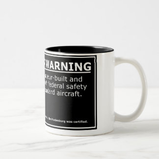 TASSE 2 COULEURS AVERTISSEMENT DE PASSAGER