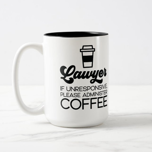 Tasse 2 Couleurs Avocat et cadeau de café personnalisés (Gauche)