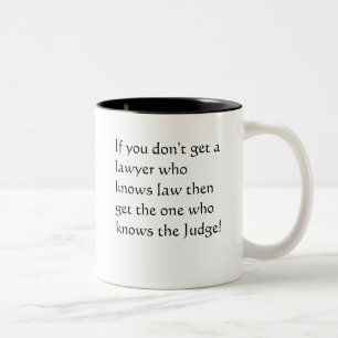 Tasse 2 Couleurs Avocats qui ne savent pas la loi