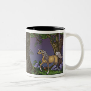 Tasse 2 Couleurs Ayez le café avec une licorne