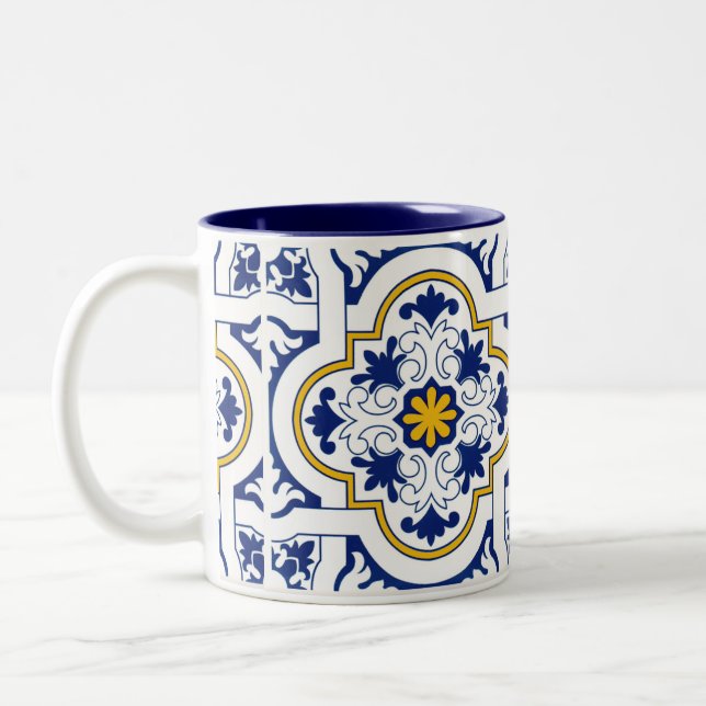 Tasse 2 Couleurs Azulejo português (Gauche)