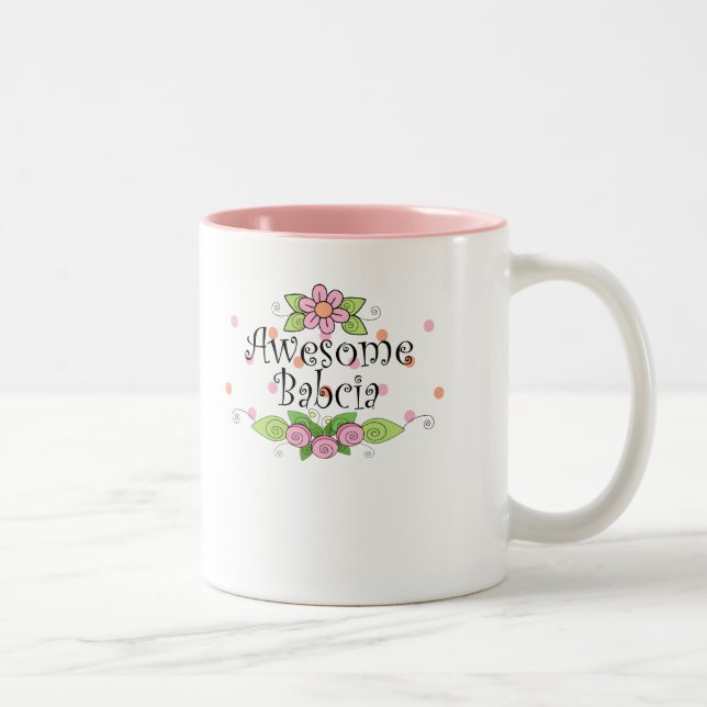 Tasse 2 Couleurs Babcia T-Shirt (Droit)