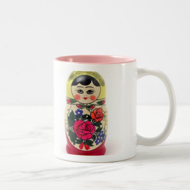 Tasse 2 Couleurs babushka (Droit)