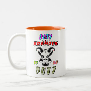 Tasse 2 Couleurs Baby Krampus est en service