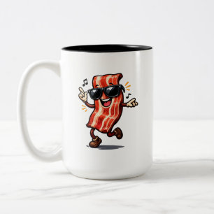 Tasse 2 Couleurs Bacon dansant