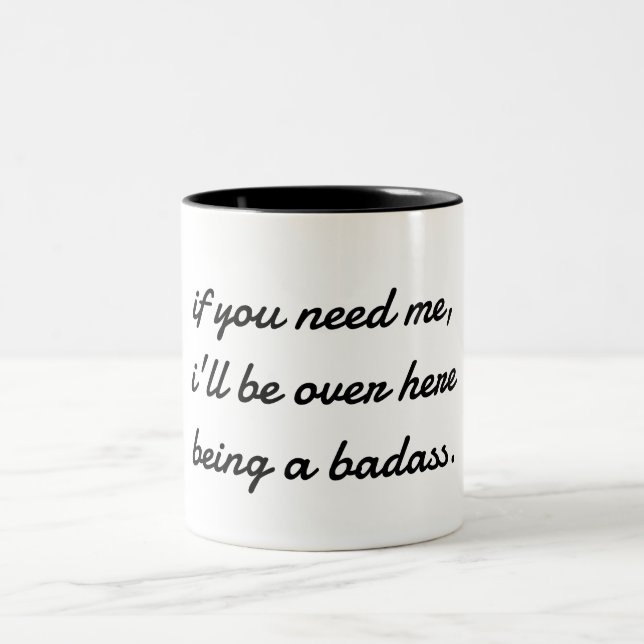 Tasse 2 Couleurs Badass (Centre)