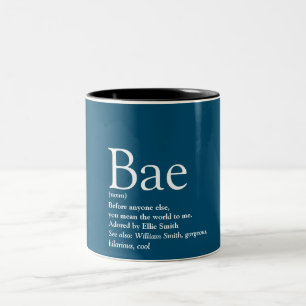Tasse 2 Couleurs Bae Definition Petit ami Mari