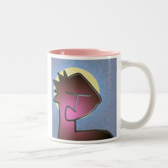 Tasse 2 Couleurs Bâillement (Droit)