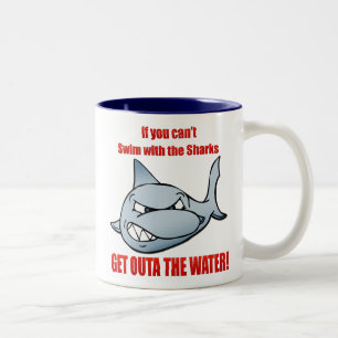 Tasse 2 Couleurs Bain avec les requins