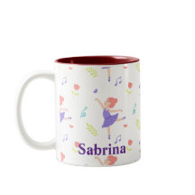 Ballerina colorée mignonne pour filles personnalis