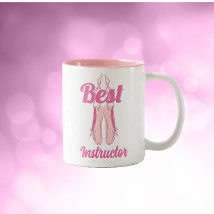 Tasse 2 Couleurs BALLET meilleur muscade d'instructeur