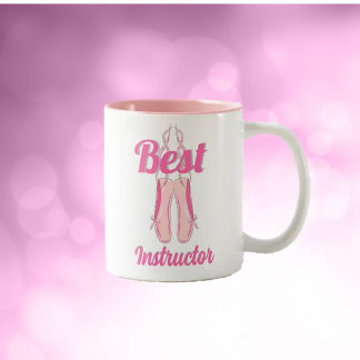 Tasse 2 Couleurs BALLET meilleur muscade d'instructeur