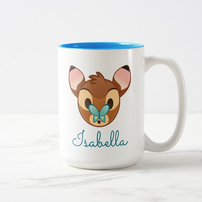 Tasse 2 Couleurs Bambi Emoji (Droit)