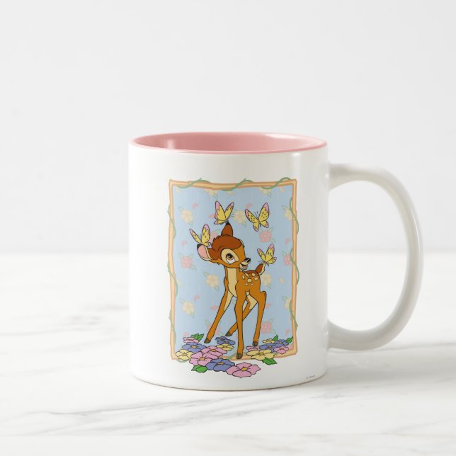 Tasse 2 Couleurs Bambi et papillons (Droit)