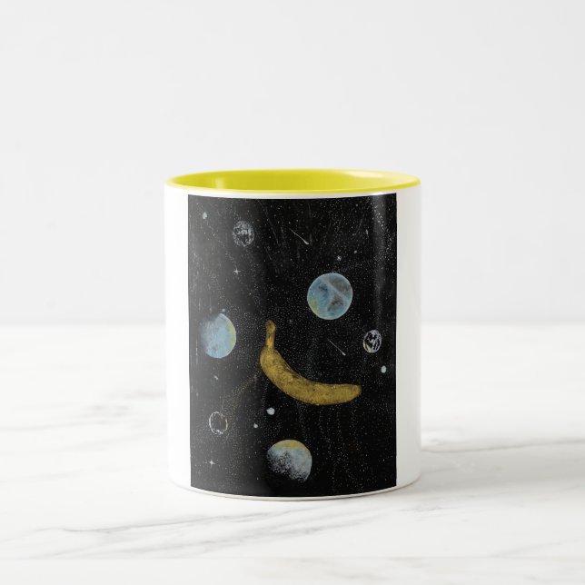 Tasse 2 Couleurs Banane spatiale (Centre)