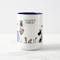 Bande dessinée drôle de chèvre de cheval et