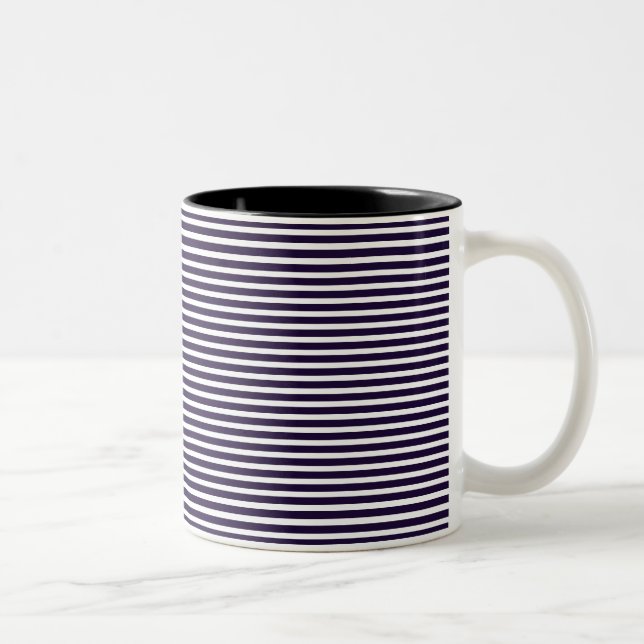 Tasse 2 Couleurs Bandes pourpres (Droit)