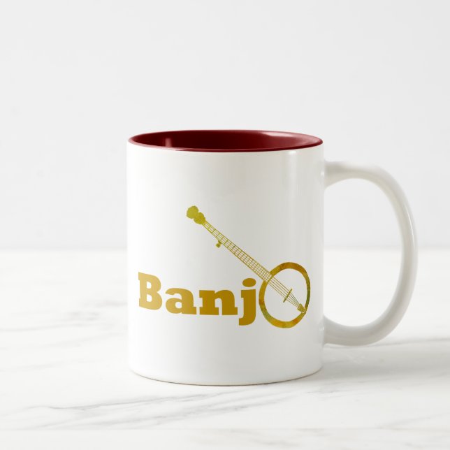 Tasse 2 Couleurs Banjo O (Droit)