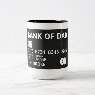 Tasse 2 Couleurs Banque Drôle De Papa