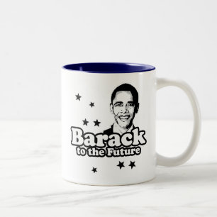 Tasse 2 Couleurs Barack au futur T-shirt