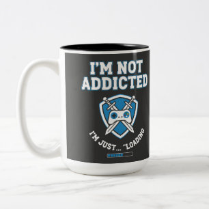 Tasse 2 Couleurs Barre de chargement drôle Gamer Procrastination Hu