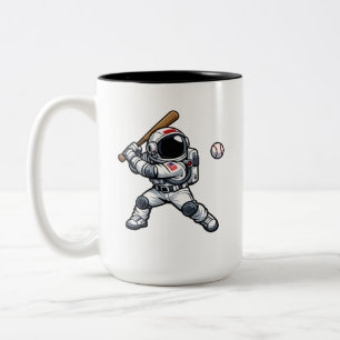 Tasse 2 Couleurs Baseball Astronaute