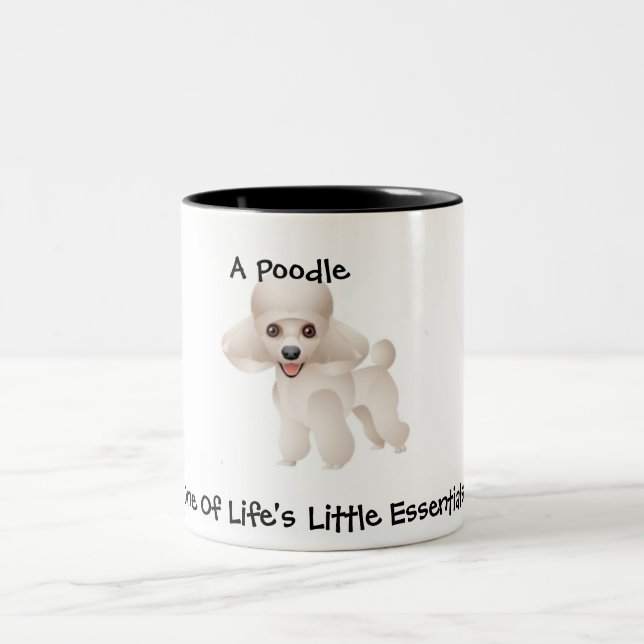 Tasse 2 Couleurs Bases de caniche (Centre)