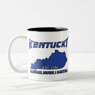 Tasse 2 Couleurs Basket-ball des Bourbons du Kentucky Bluegrass