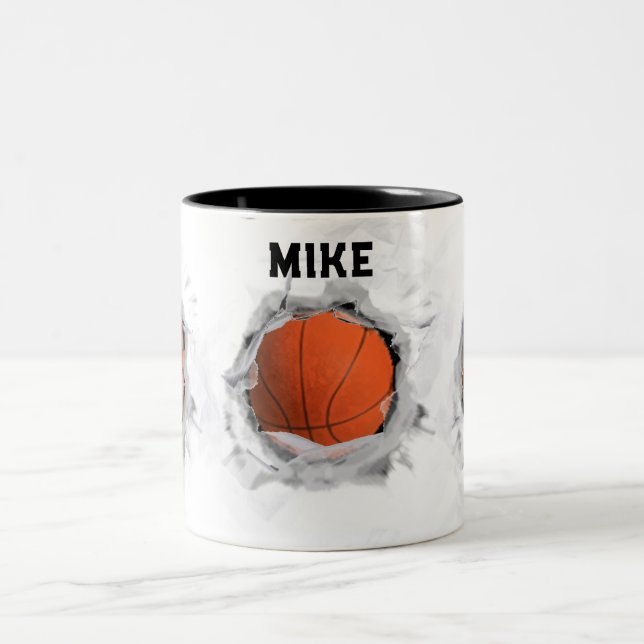 Tasse 2 Couleurs Basketball Slam Dunk (Centre)