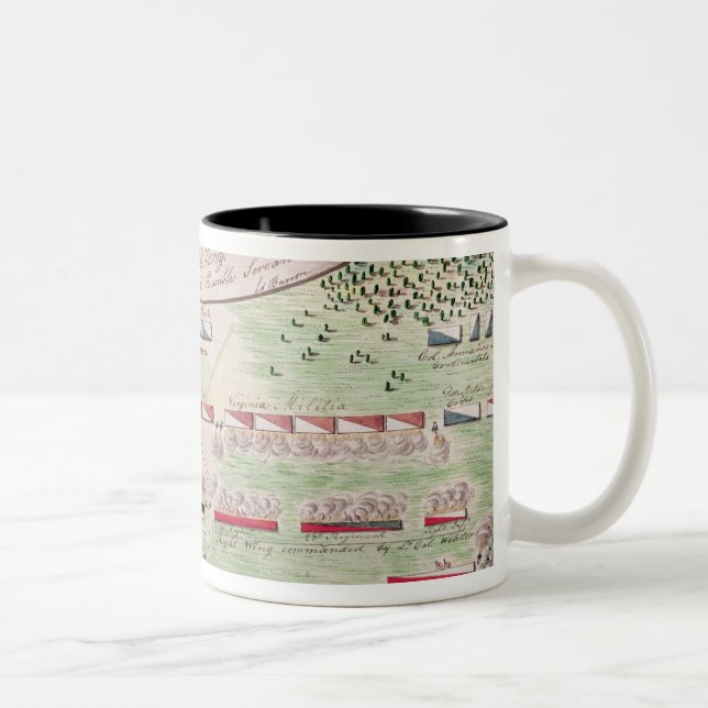 Tasse 2 Couleurs Bataille de Camden, 1780 (Droit)