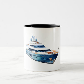 Tasse 2 Couleurs Bateau