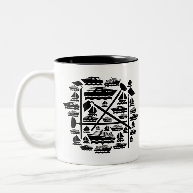 Tasse 2 Couleurs Bateaux & Hots (Gauche)