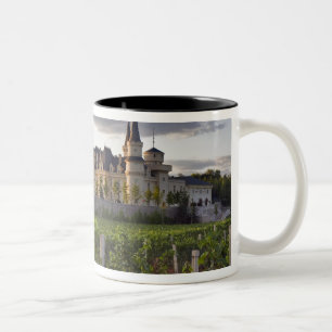 Tasse 2 Couleurs Bâtiment viticole vu du vignoble à
