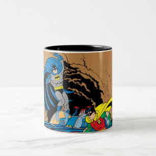 Tasse 2 Couleurs Batman And Robin In Batcave