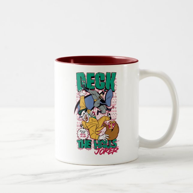 Tasse 2 Couleurs Batman | Deck The Joker (Droit)