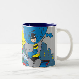 Tasse 2 Couleurs Batman Et Robin En Course