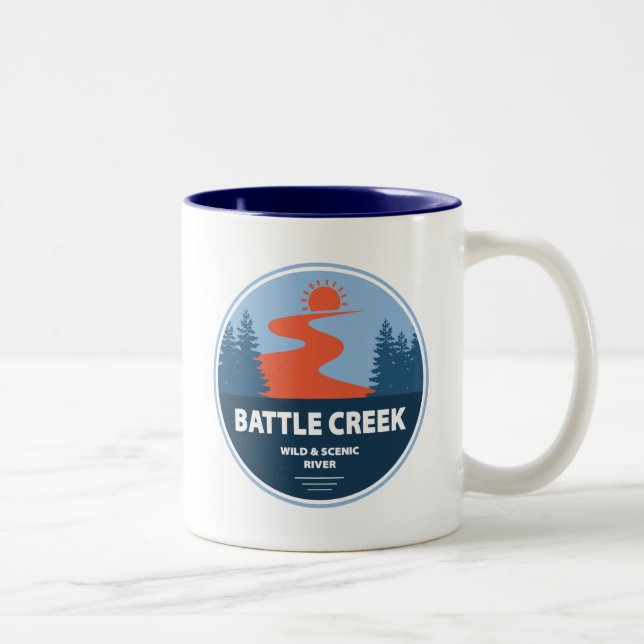 Tasse 2 Couleurs Battle Creek Wild Et Rivière Pittoresque Idaho (Droit)