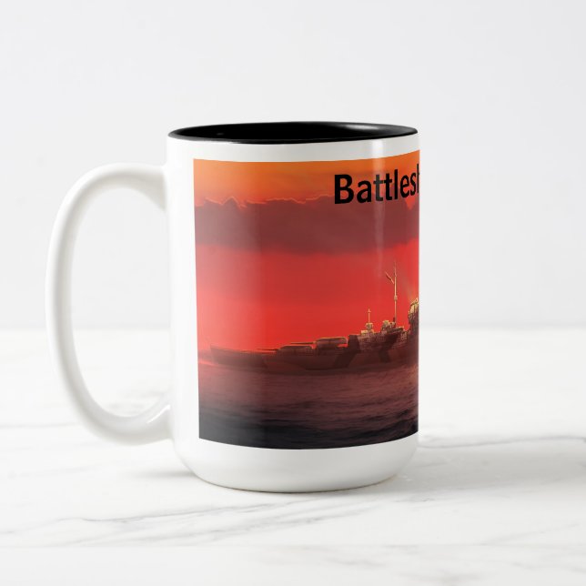 Tasse 2 Couleurs Battleship Bismarck (Gauche)