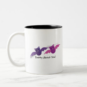 Tasse 2 Couleurs Batty À propos de vous chauves-souris