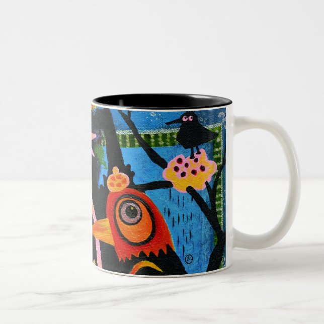 Tasse 2 Couleurs bazar de ressort (Droit)