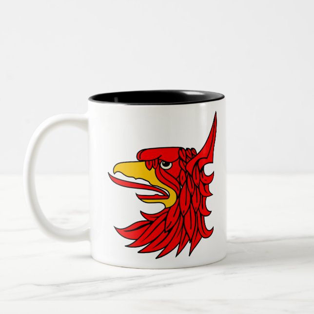 Tasse 2 Couleurs Beak de la créature rouge d'oiseaux (Gauche)