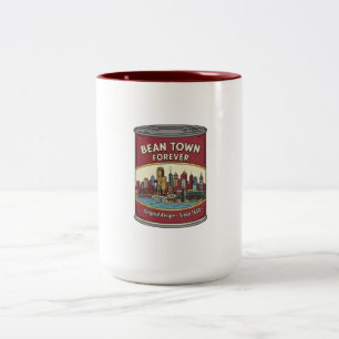 Tasse 2 Couleurs Bean Town Forever Boston