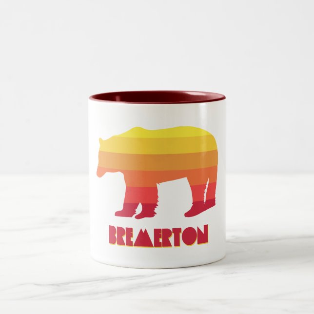 Tasse 2 Couleurs Bear arc-en-ciel Bremerton Washington (Centre)