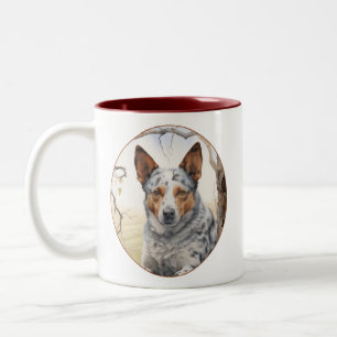 Tasse 2 Couleurs Beau chien de bétail