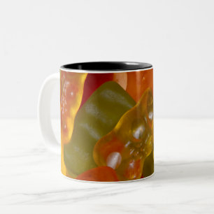 Tasse 2 Couleurs Beaucoup de bébés méduses multicolores...